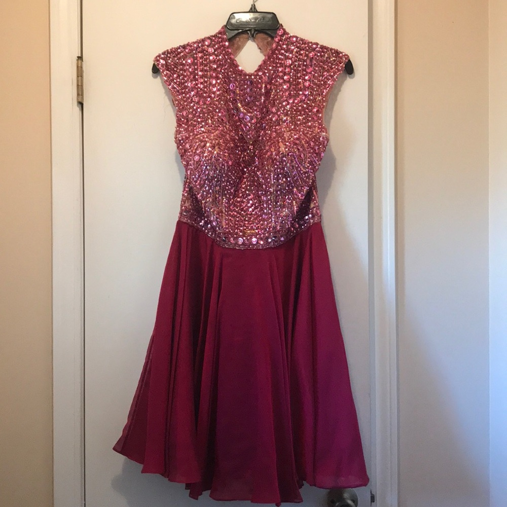 Red Sherri Hill short dress